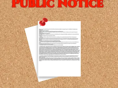 Public Notice Icon